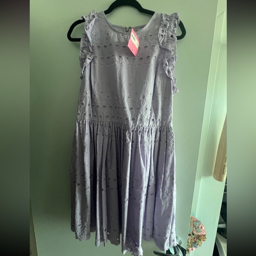 Lavender Eyelet Kate Spade Dress